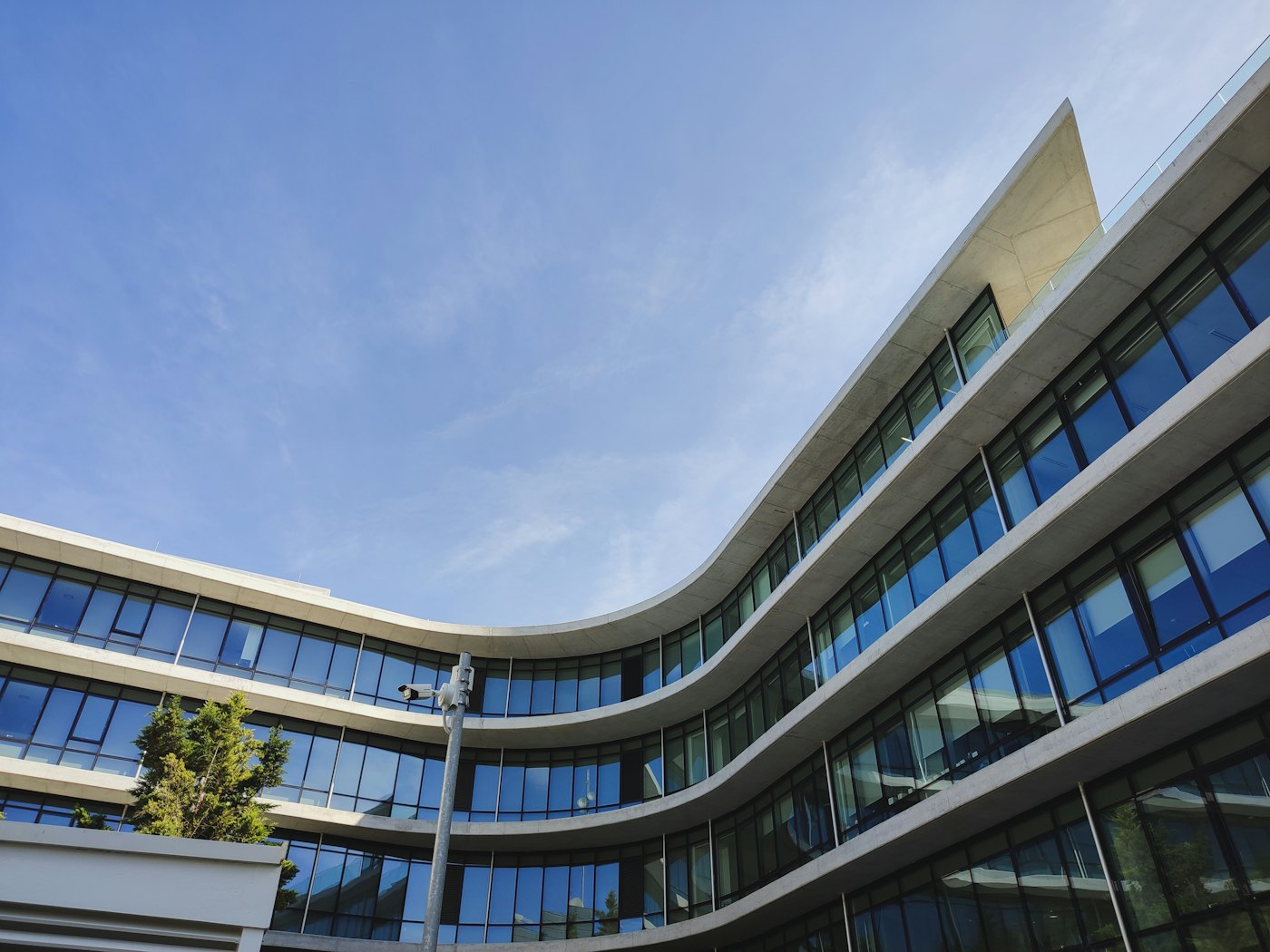 Exterior of a modern multi-story care facility